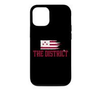 The District Washington DC Drapeau Hybride Vintage Grunge Coque pour iPhone 12/12 Pro