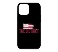 The District Washington DC Drapeau Hybride Vintage Grunge Coque pour iPhone 12 Pro Max