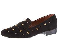 THE DIVINE FACTORY Iris, Mocassins (Loafer) Femme, Noir (Noir 001), 36 EU (3.5)