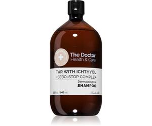 The Doctor Tar with Ichthyol + Sebo-Stop Complex shampoing pour dermatite séborrhéique et états pelliculaires sévères 946 ml