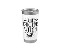The Doctor Witch Médecin Sorcière Halloween Gobelet isotherme en acier inoxydable double paroi