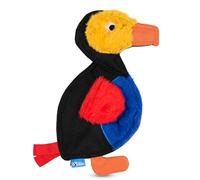 The Dodo Jouet pour chien Dodo Bird durable sans rembourrage ; jouet sans rembourrage pour chiens ; jouets pour chien sans rembourrage avec son froissé et couineur ; jouet Dodo Bird pour chiens en