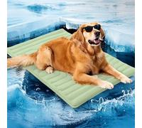 The Dog Cooling Mat - Tapis rafraîchissant instantané pour l'été et respirant pour chiens et chats, non toxique et respectueux de l'environnement, lavable en machine, antidérapant, parfait pour une