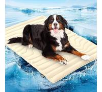The Dog Cooling Mat - Tapis rafraîchissant instantané pour l'été et respirant pour chiens et chats, non toxique et respectueux de l'environnement, lavable en machine, antidérapant, parfait pour une