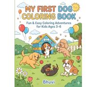 The Dog Lovers' Coloring Book Kids Ages 3-6: Creative Haven Dazzling Dogs Coloring book