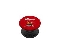 The Dogmother German Shepherd Dog Mom Christmas Puppy Xmas PopSockets PopGrip Adhésif