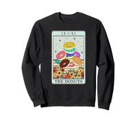 The Donuts Tarot Carte de Tarot Vintage Mystique Food Graphic Sweatshirt
