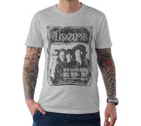 The Doors Band Vintage T-Shirt, Jim Morrison Tee, Men's Grey