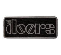 The Doors Bordered Logo Standard Woven Patch Size Accessory Size