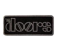 The Doors Bordered Logo Standard Woven Patch Size One Size