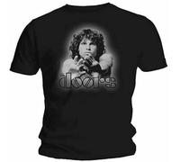 The Doors Break on Through Mens Black T Shirt Jim Morrison Tee Gift Men WOME Hot Black Manches Courtes(X-Large)