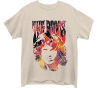 The Doors - "Jim Morrison Face" T-shirt unie homme/femme RO7266 (S) (Naturel)