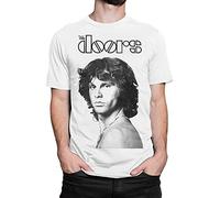 The Doors Jim Morrison Graphic T-Shirt Rock Shirt White XL