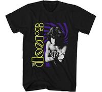 The Doors Jim Morrison Purple Spiral T Shirt Mens T Shirt Rock N Roll Tee Small Manches Courtes(Medium)