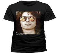 The Doors 'Jim Morrison' T-Shirt Vintage Gift for Men Women Funny Tee Black T-Shirts à Manches Courtes(3X-Large)