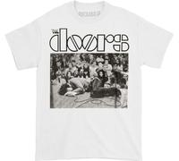 The Doors - "Jim On Floor" T-shirt homme/femme unie RO6313 (M) (Blanc)