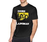The Doors L.A.Woman T Shirt Men's Cotton T Shirt Fashion O Neck Short Sleeve Tees Black Manches Courtes(3X-Large)