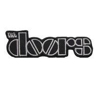 Rock Off officially licensed products The Doors Patch Band Logo Officiel Noir Woven Iron On 28 X 90Mm Size Accessory Size