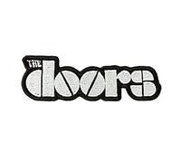 The Doors Patch brodé thermocollant Motif groupe de rock 9,4 x 3 cm Blanc