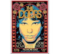 The doors Poster mural vintage A4