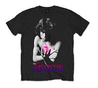 The Doors T-Shirt à Manches Courtes pour Homme Psychadelic Jim, Noir, M