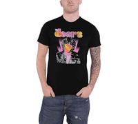 The Doors T Shirt Jim Morrison Beam Band Logo Official Mens Black Manches Courtes(3X-Large)