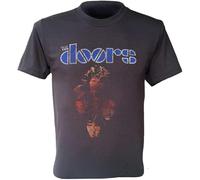The Doors T Shirt Jim Morrison Rock Band Retro Men Shirt Morrison Manzarek