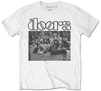 The Doors T-shirt « Jim On The Stage Floor », blanc, M