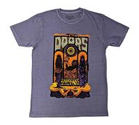 Rock Off officially licensed products The Doors T Shirt Sacramento Band Logo Nouveau Officiel Unisex Embellished Size XL