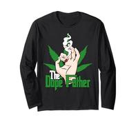The Dope Father, Weed Marijuana, Cannabis Stoner Dad Manche Longue
