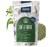 Thé d'Ortie (300g) Monte Nativo - Ortie Tisane - Infusion de matière végétale - Divers ingrédients et riche en vitamines - Feuilles d'Ortie séchées
