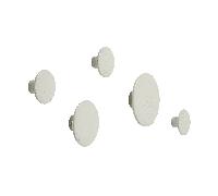 Muuto The Dots - Lot de patères off-white 3x S, 1x M, 1x L