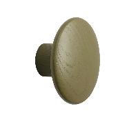 Muuto Crochet à vêtements The Dots brown green Ø9 cm