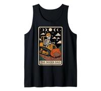 The Dozer Dad Bulldozer Truck HEO Carte de Tarot pour la fête des pères Débardeur