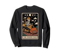 The Dozer Dad Bulldozer Truck HEO Carte de Tarot pour la fête des pères Sweatshirt