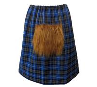 The Dragons Den Déguisement écossais écossais pour kilt et sporran Bleu Taille L-XL