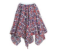The Dragons Den Jupe mouchoir pour adulte Drapeau Union Jack Grande-Bretagne Taille L-XL