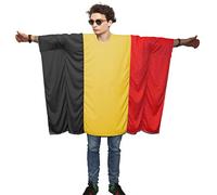 The Dragons Den Poncho unisexe drapeau belge Taille unique