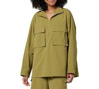 The Drop Anabel Relaxed Nylon Jacket Veste, Huile d'olive, 4XL Grande Taille