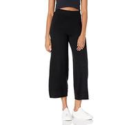 The Drop Bernadette Pantalon court à enfiler, coupe ample pour Femme, Noir, XXL Grande