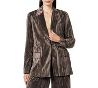 The Drop Blazer Long Blake pour Femme, Velours Marron Java, S