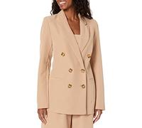 The Drop Blazer pour Femme, Double Boutonnage Kurt, Praline, S