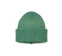 The Drop Bonnet Côtelé pour Femme, Bicolore, Bliss, Vert, Taille Unique