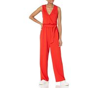 The Drop Combinaison Cache-cœur sans Manches (Grandes Tailles Disponibles) Femme, Rouge Flamme, XS