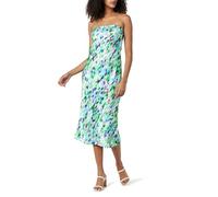 The Drop Danica Strapless Midi Dress Robes, Imprimé Multi-ondulations, S