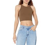 The Drop Débardeur Court Basique pour Femme, Harper, Café, Taille XXL