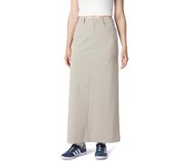 The Drop Denis Woven Long Column Skirt Jupe, Crème chiné, XXL Grande Taille