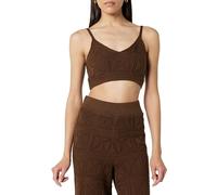The Drop Diza Crochet Bralette, Grain de café, XXL Grande Taille