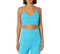 The Drop Diza Crochet Bralette pour Femme, Bleu Océan, 3XL Grande taille