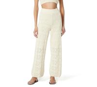 The Drop Diza Pull on Flare Leg Crochet Pant Pantalons, Bouleau, M